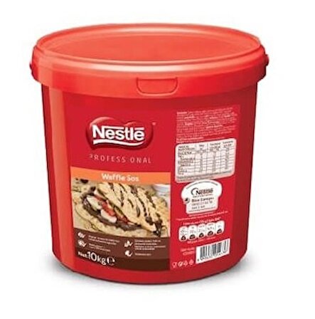 Nestle Profesyonel Waffle Çikolata - Sos - 10 kg