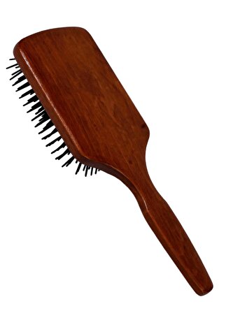 Saç Açma Fırçası Sağlam Kayın Ağacı Gövde Dolaşık Açma Tüm Saç Tiplerine Uygun Top Uçsuz
