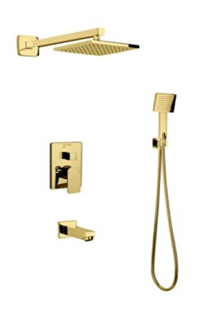 Ankastre Duş Sistemleri - Gold ( Altın )