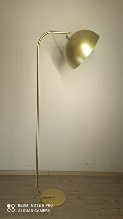 Dylight Retro Metal Dekoratif Rustik Mafsallı Gold Rustik Köşe Lambası Başlık Çap:40 cm