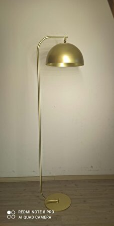 Dylight Retro Metal Dekoratif Rustik Mafsallı Gold Rustik Köşe Lambası Başlık Çap:40 cm