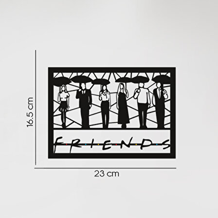 Friends Duvar Dekoru - Bioplastik