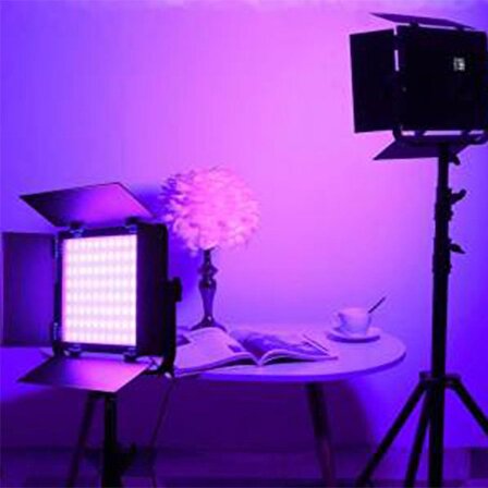 Deyatech 50W RGB LED Video ışık stüdyo ışıkları fotoğraf ışıkları Video konferans Youtube için Deya-50w