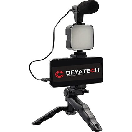 Deyatech Led Ay-49 Youtuber Set Video Çekimi TikTok Videomaking Işık Deya-Led49