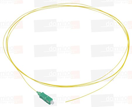 SC APC SM G652D Fiber Optik Pigtail L:1m Standart