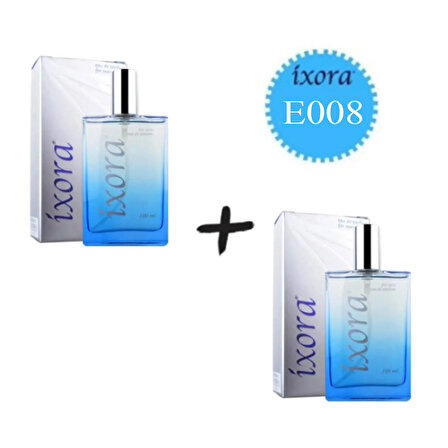 Ixora E008 Lucky Man EDP Parfüm 100 ml 2 Adet Kampanya
