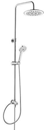 VitrA 80cm Altın Meşe Banyo Dolabı + Duş Sistemi + Batarya + Arkitekt Klozet Set