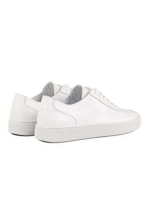 Scrambler Beyaz Hakiki Deri Erkek Spor (sneaker) Ayakkabı