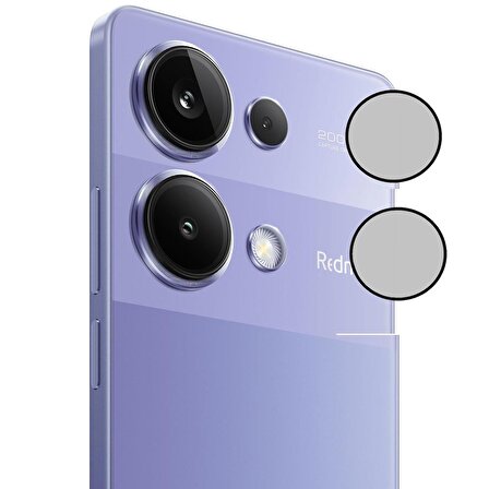 Redmi Note 13 Pro 4G Esnek Nano Kamera Lens Koruyucu (1 Set)