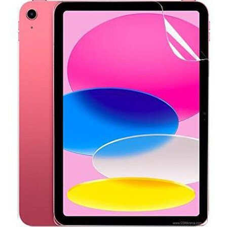 ECRMOBILE Apple iPad 10.nesil 12.9'' Inç (2022) Esnek Nano Cam Ekran Koruyucu 