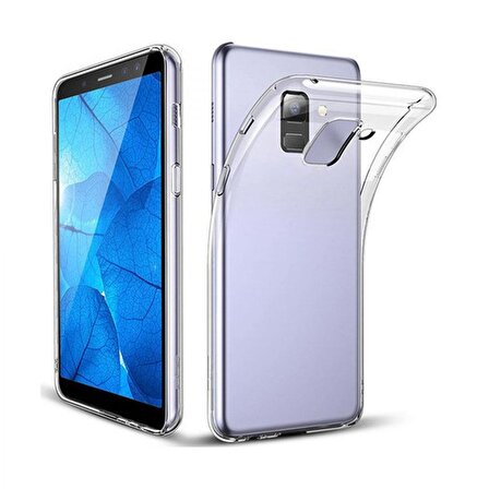 Samsung Galaxy A6 (2018) İnce Şeffaf Silikon Kılıf