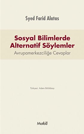 Sosyal Bilimlerde Alternatif Söylemler