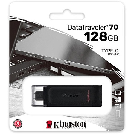 Kingston 128G DT70 Usb 3.2 Gen1 DT70/128GB