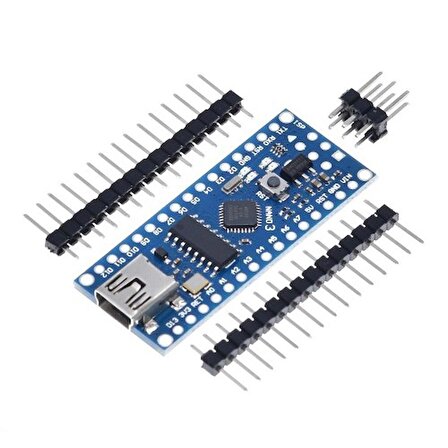 Arduino Nano 3.0 Atmega328 CH340 Mini Usb Kod Yazılım Geliştirme Eğitim Kartı Programlama