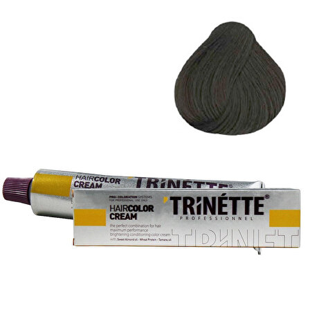 Trinette Tüp Boya 6.1 Yoğun Küllü Kumral 60 ml x 4 Adet + Sıvı Oksidan 4 Adet