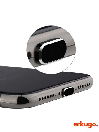 Iphone 14-13-12-11-13promax Toz Ve Kir Önleyici Şarj Soketi Koruyucu Tıpa