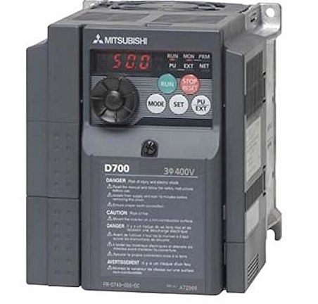 Mitsubishi Fr-D720S-070Sc-Ec Inverter,Hız Kontrol, Sürücü, Driver 1,5KW 7A MONOFAZ 220VAC