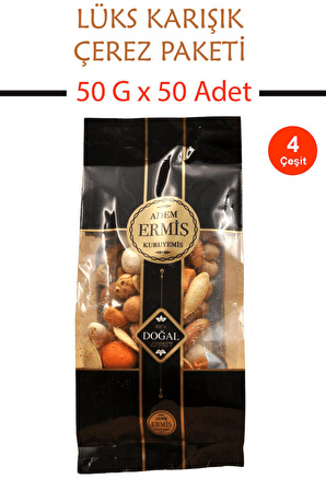 Kına Düğün Nişan Lüks Karışık Çerez Paketi  50 G x 50 Adet