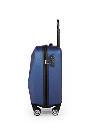 Polo&Sky Elmas Model Lacivert Kabin Boy Valiz Bavul