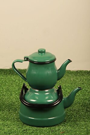Emaye Çaydanlık Yeşil