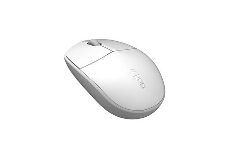 Rapoo 18102-RP N100 1600DPI Her Iki El Ile Kullanılabilen USB Beyaz Mouse