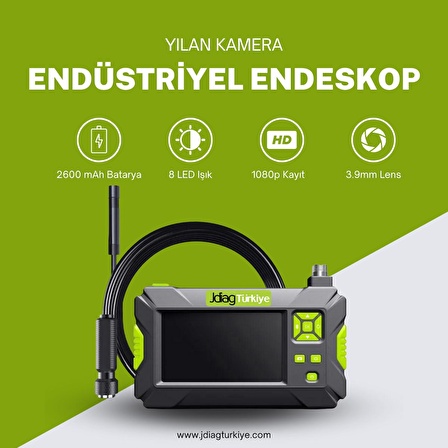 JDiag Türkiye Endüstriyel Endeskop – Yılan Kamera 3.9mm