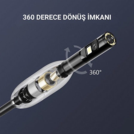 JDiag Türkiye 360° Su Geçirmez Endüstriyel Endeskop Kamera