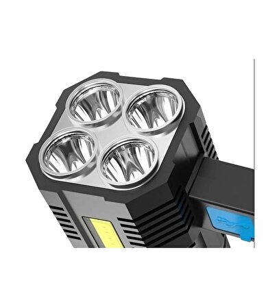 ENFAGO-Gold Orion El ve Masa LED Feneri USB Şarjlı