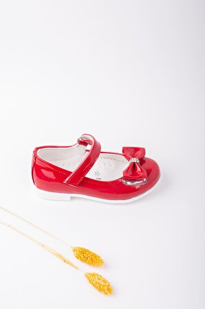 Kız Bebe Rugan Ayakkabı