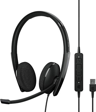 Sennheiser Adapt 160 USB II DUO Kablolu Çağrı Merkezi Kulaklığı