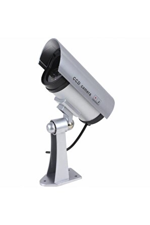 Sahte Güvenlik Kamerası İç Ve Dış Mekan Için %100 Gerçekçi Işıklı Sahte Kamera