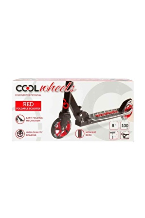 Cool Wheels 2 Tekerlekli Scooter 8+yaş - Kırmızı