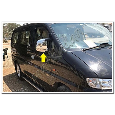 DB Chrome Hyundai Starex Krom Ayna Kapağı 1997-2007 2 Parça Abs Krom