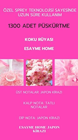 ESAYME HOME Japon Kirazı Oda ve Çamaşır Sprey Koku 250ml