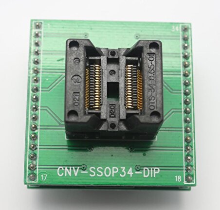 CNV-SSOP-34-DIP Entegre Soket Adaptörü