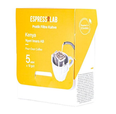 Espressolab Kenya Nyeri Imara Orta Sert-Sert İçim Kenya Filtre Kahve 60 gr