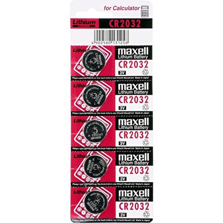 Maxell Cr2032 Dl2032 Ecr2032 3.0v Lithium Pil 5 Adet