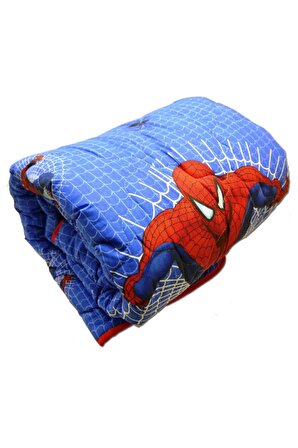 Spiderman Tek Kişilik Silikon Yorgan