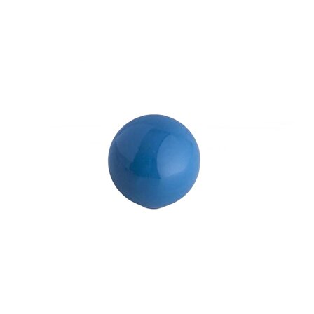 5 Adet Tomurcuk Porselen Top Düğme Mavi Çocuk Odası Kulp 