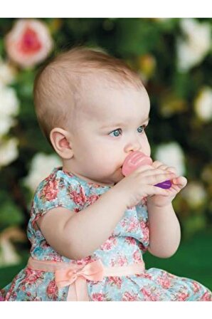 Sevi Bebe Silikon Meyve Emziği Ve Diş Kaşıyıcı Pembe
