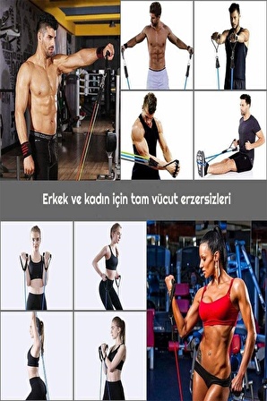 5 Li Profesyonel Direnç Lastiği Seti Plates Spor Fitness Kondisyon Hafif Pratik Direnç Lastik Seti