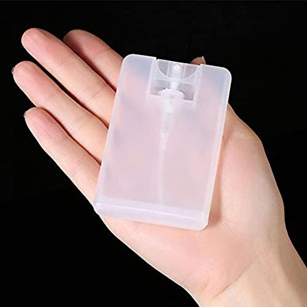 3 Adet Parfüm Şişesi Sıvı Doldurulabilir Mini Çanta Cep Boy 20 ml Plastik Boş Parfüm Şişesi 3 Adet