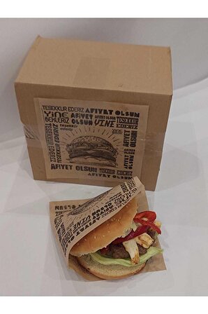 Hamburger Kağıdı 15.5 x 15 Cm 1.000 Adetli Paket