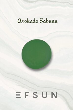 Yuvarlak Avokado Sabunu 85-90 Gr
