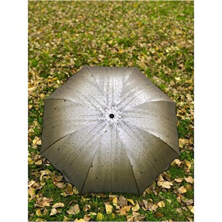 Marlux Rüzgarda Kırılmayan Yağmur Damlacıklı Renkli Kadın Şemsiye