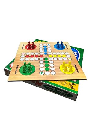 Kızma Birader Süper Eğlenceli Aile Oyunu Yerli Üretim %100 Ahşap Kutu Oyunu 2-4 Oyuncu Akıl Oyunu