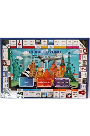 Emlak Ticaret Oyunu Molicity Monopoli Metropol Mega City Aile Oyunu Yeni Model Yerli Üretim Kutu Oyunu