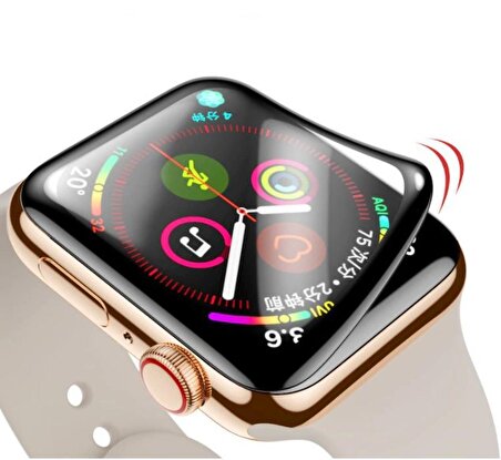 Apple Watch 9 45mm Ekran Koruyucu Flexible Kavisli Kenar 