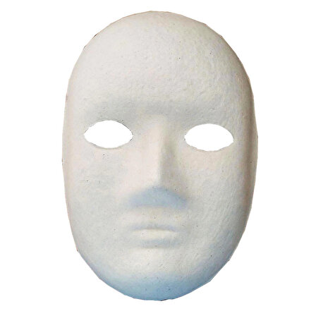 Boyanabilir Boyama Maskesi ( Erkek ) Kağıt Karton Maske - 1 Adet