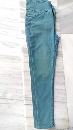 Ergur Kaya Yüksek Bel Likralı Jean Pantolon 90 Cm
